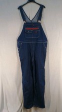 Dickies Genuine Men's Carpenter Denim Bib Overalls Size X- Large Dark Wash