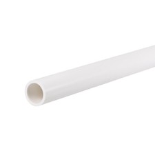 PVC Rigid Round Pipe 16mm ID 20mm OD 0.35m White High Impact