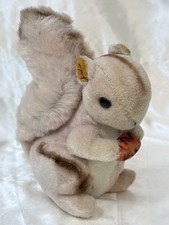 Vintage Dream Pets R. Dakin Japan Mohair Squirrel Sawdust Filled Fluffy Tail