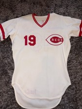 Tommy Helms Cincinnati Reds 1977 Rawlings Home Jersey
