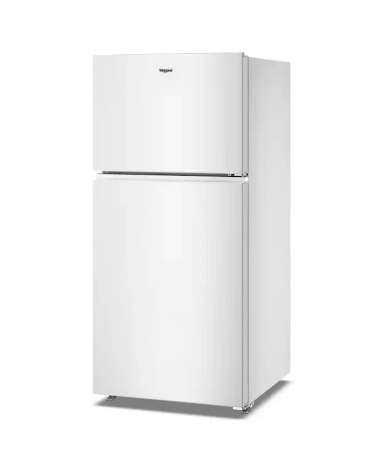 Refrigerador WHIRLPOOL 19,3 pies cúbicos profundidad estándar 30 pulgadas techo ancho congelador WRTX5419SW Foto 2 de 4