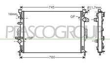 VOLVO V70 II 2007- Radiator (Petrol & Diesel Models)