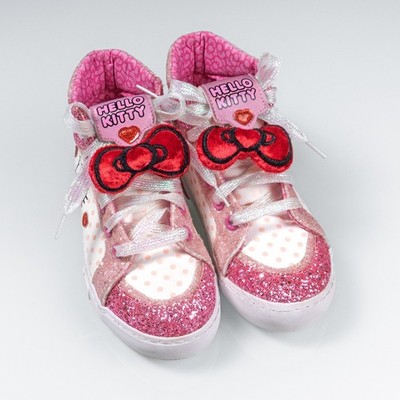 Sanrio Hello Kitty Hight Top, Girls Size 2, Ground Up,  #151473, Sneakers /Shoes