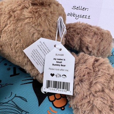 Jellycat Small Bumbly Bear Plush Toy NWT Authentic With Dust Bag