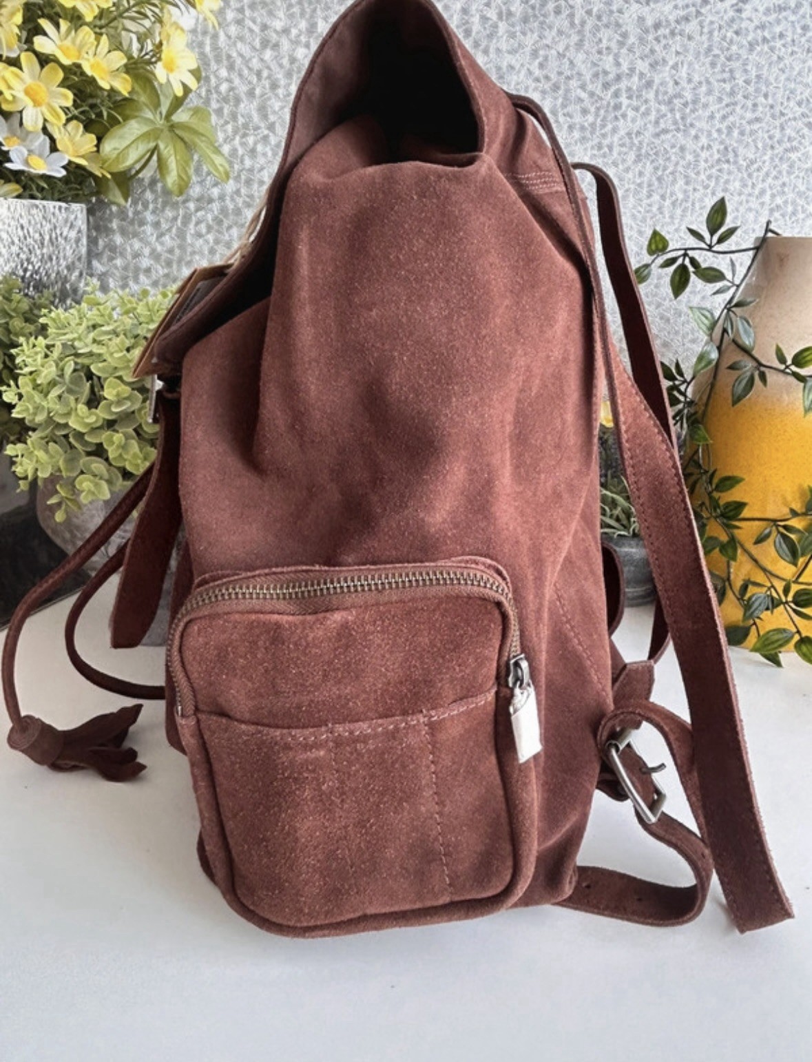 Dr Martens Big Slouch Backpack in E.H Suede - Chocolate *Very Rare* image 6