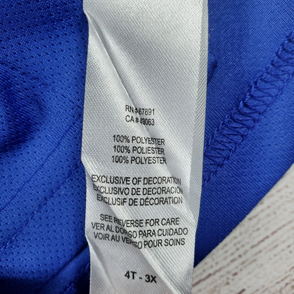 Camiseta deportiva de los Dodgers de Los Ángeles mercancía genuina niños talla 4T Foto 4 de 4