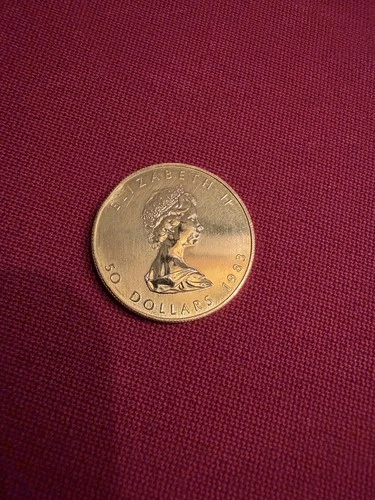 1983 Canadian Gold Maple Leaf 1 oz — photo from the most recent tracked eBay sale