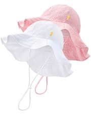 Baby Sun Hat Toddler Girl Beach Hat Adjustable Outdoor Summer Hat UPF 50 Sun...