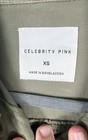 Celebrity Pink Women's Olive Green Short Sleeve Utility Boiler Suit Sz XS NWT — photo 2
