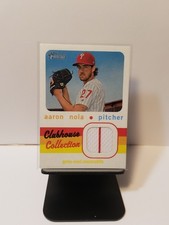 2020 Topps Heritage - Clubhouse Collection Relics Aaron Nola (Pin Stripe Patch)