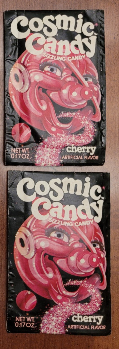 Vintage 1983 COSMIC CANDY Sizzling Candy Cherry and Orange