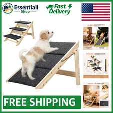 Joint-Friendly Dog Ramp Stairs - Ideal for Senior Dogs High Furniture