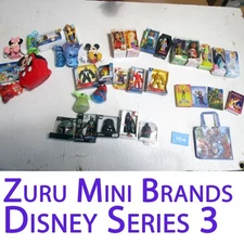 ZURU 5-Surprise -Mini Brands- Disney Series 3 - $1 Each +Pick Any +Combined Ship