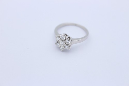 Traumhafter Damen Ring aus 18k / 750er Weißgold mit Brillanten ca. 0,50 ct. - Bild 3 von 5