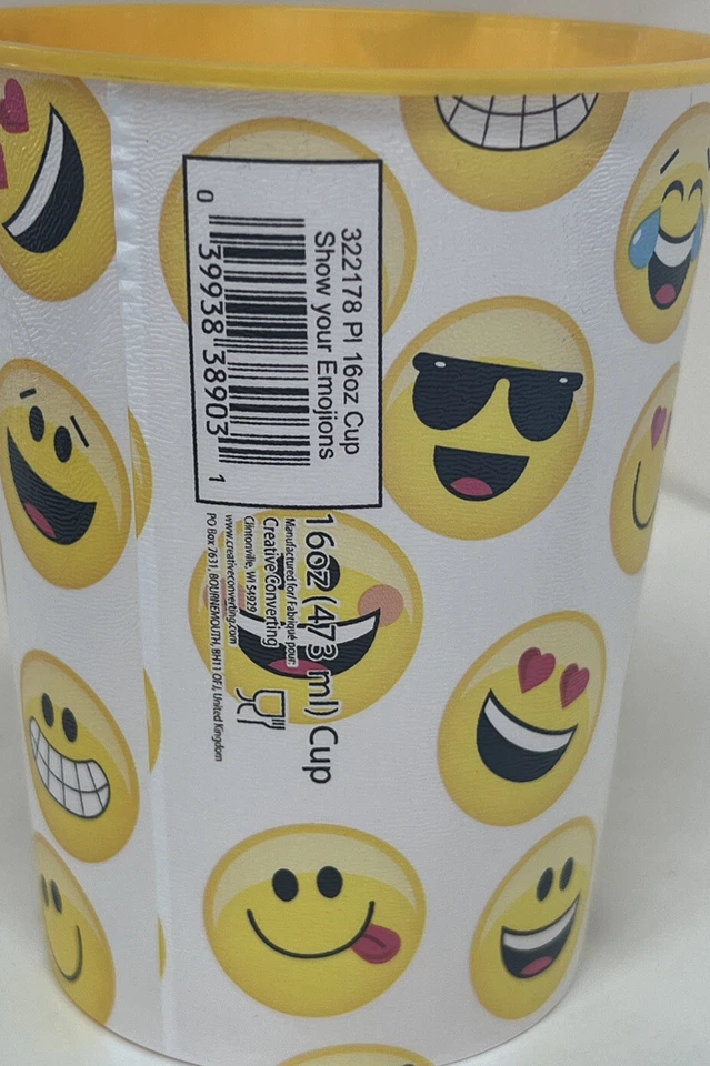 Show Your Emoji Keepsake Cup 16 Oz - Image 2 of 2