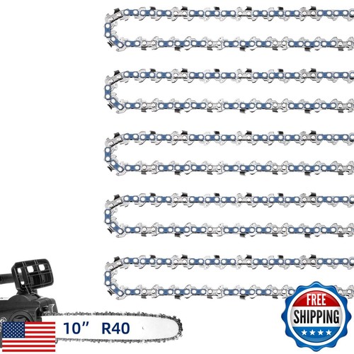 5 Pack 10 Inch Chainsaw Chain 3/8