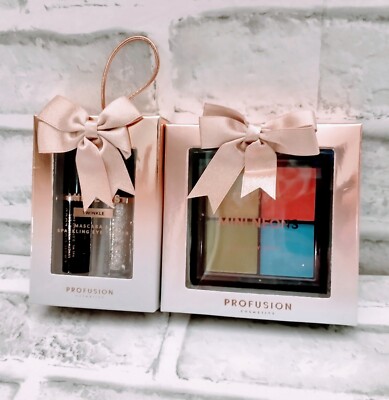 Profusion Makeup Set of 2 Mascara Eyeshadow Womens Party Favors