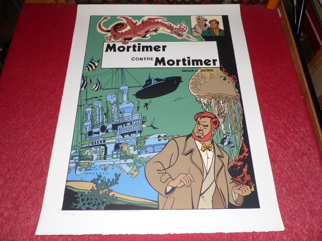 Portrait Collector Jacobs – Blake Et Mortimer, Tirage Numéroté 2003 (500 Ex.)