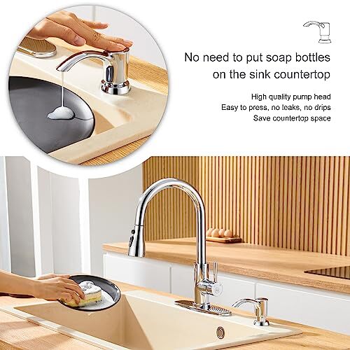 GAGALIFE Kitchen Sink Soap Dispenser with Large Bottle  Assorted Colors  - Picture 26 of 33