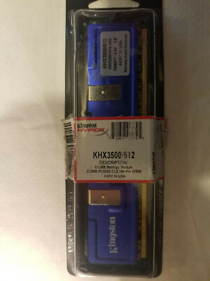  Kingston HYPERX KHX3500/512 512MB DDR434 PC3500 184Pin Gaming Memory Module