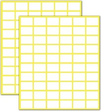  900 Pack 0.75" x 0.5" - Price Stickers, Small White Labels Stickers