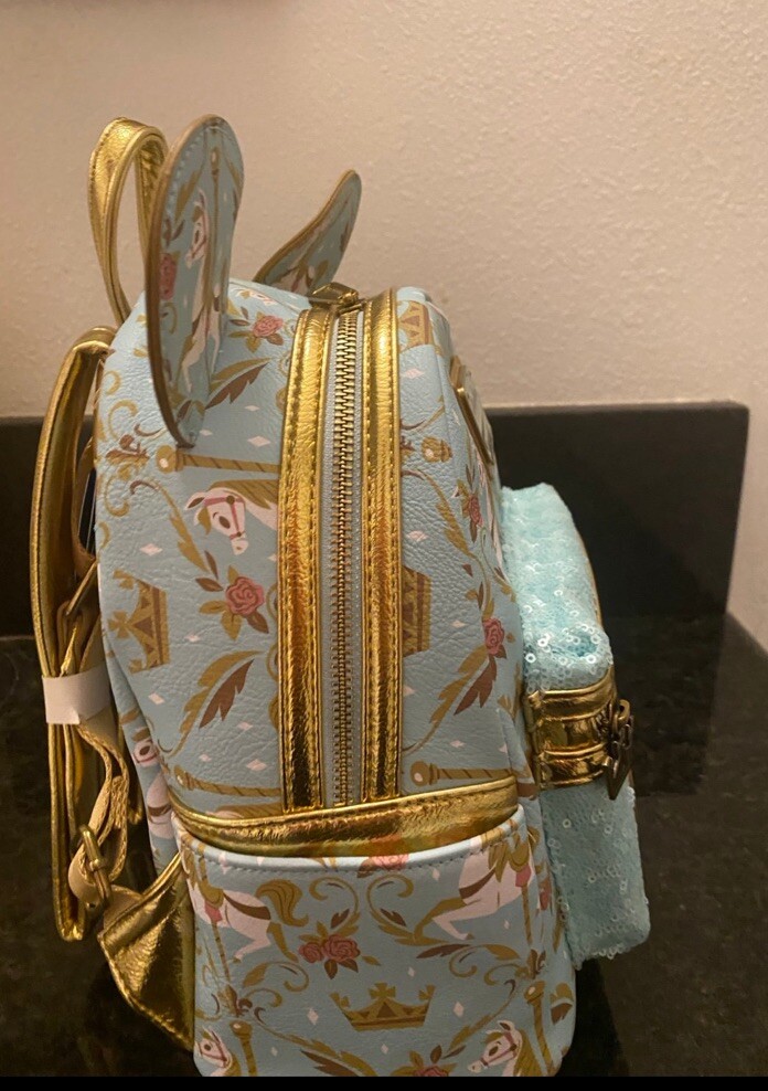 Mickey Main Attraction King Arthur Carousel Horse Disney Loungefly