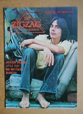Zigzag #64. September 1976. Jackson Browne, Little Feat, Flamin' Groovies etc