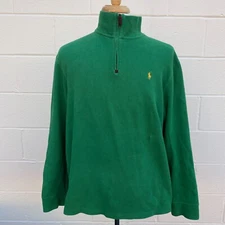 Ralph Lauren Sweater Adult XL Extra Large Golfer Golfing Zip Outdoors Sweatshirt