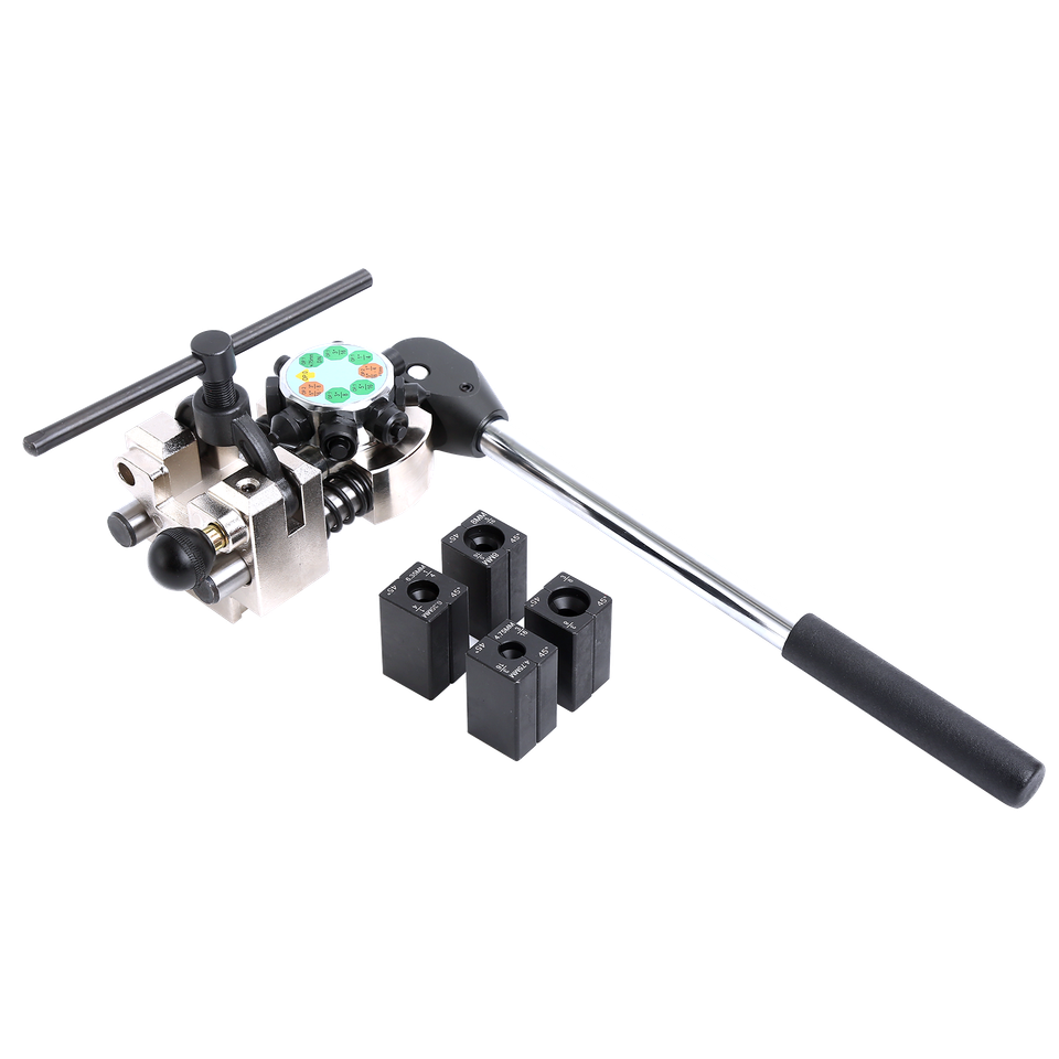 Brake Line Flaring Kit For Steel / Copper Tube, Double Flare Tool