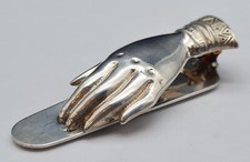 EXQUISITE VINTAGE SILBER GELD KLAMMER MONEY C...