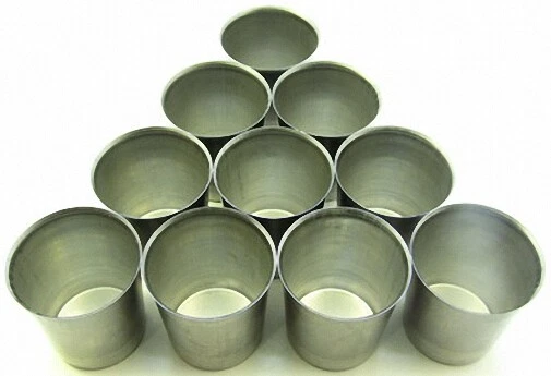 Moldes de velas VOTIVOS de metal sin costuras (12 unidades) - Sin cargo por envío Foto 3 de 3