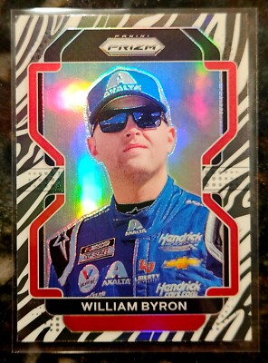 2022 Panini Prizm NASCAR Racing William Byron Zebra SSP Hendrick