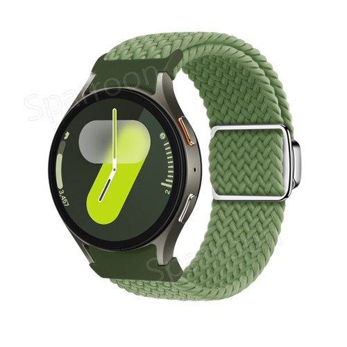 Cinturino nylon magnetico Quick Fit per Samsung Galaxy Watch FE 7 4 5 6 Classic - Foto 42 di 106