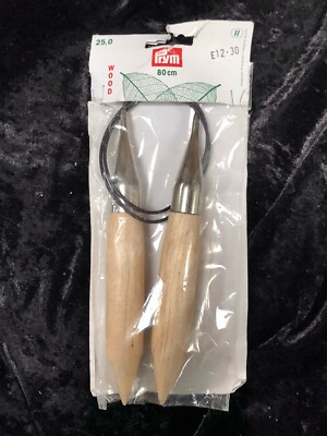 Prym Rundstricknadeln aus Holz 25 mm 80 cm