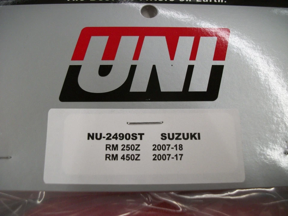 Filtro de aire Suzuki 07-08 RM 125 250 07-18 RM250Z 07-17 RM 450Z UNI NU-2490 ST Foto 3 de 3