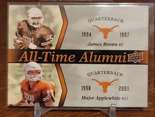 2011 Upper Deck Texas All-Time Alumni Duos #AB James Brown/Major Applewhite