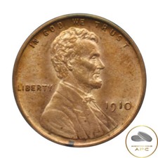 1910 Lincoln Wheat Cent Better Date RB High Grade+++ BU++