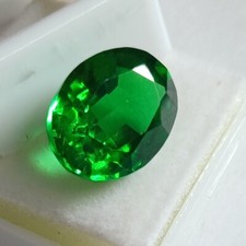 Superb Natural Tsavorite Garnet Green Oval Cut CERTIFIED Loose Gemstone 10.10 Ct