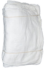 50 New White Shop Towels 14 x14 A-I-A Angel-In-Armor Mechanics Rags Oil Change