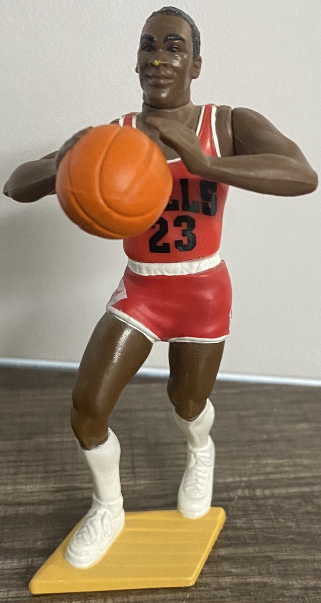 1990 NBA Michael Jordan Chicago Bulls Red Jersey Starting Lineup