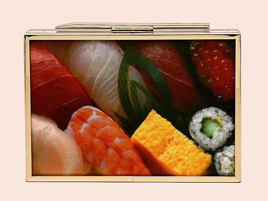 NWT Kate Spade Hello Tokyo Bento Box Sushi Book Clutch NWT Kate Spade Hello Tokyo Bento Box Sushi Book Clutch