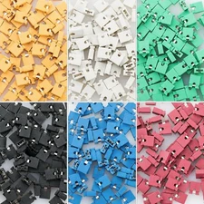 10PCS Mini Micro 2.54mm Standard PCB Shunts Short Jumper wire Caps 6 COLOR