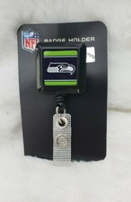Seattle Seahawks Retractable Badge Holder Brand New