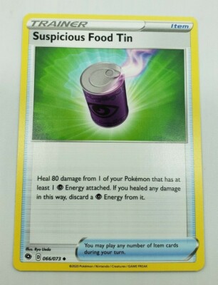 Pokémon - Suspicious Food Tin 066/073  Champion's Path Uncommon  - NM