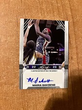 2022-23 Leaf Basketball - Maria Gakdeng - Silver Parallel ARC Auto /99