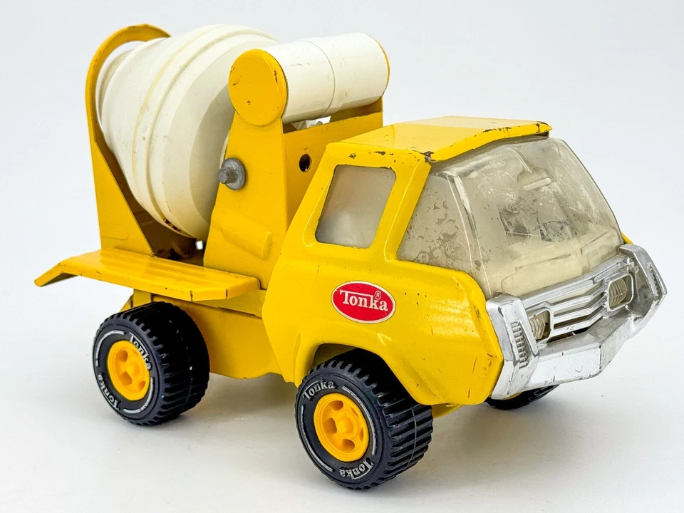 Vtg Original Tonka Truck Cement Mixer Pressed Steel Man Cave Desk Toy WOW! - Image 4 of 4