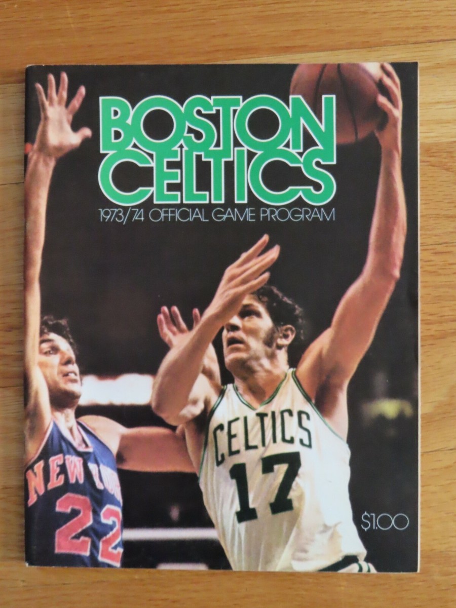 BOSTON CELTICS v PORTLAND TRAIL BLAZERS 1974 Program JOHN HAVLICEK PAUL  WESTPHAL