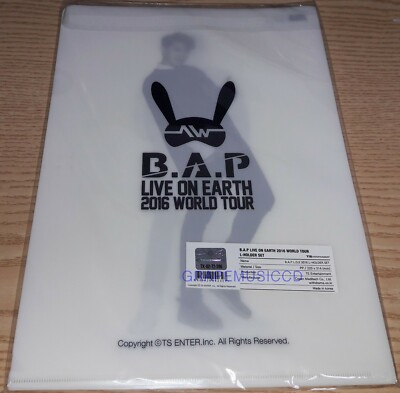 B.A.P LIVE ON EARTH 2016 WORLD TOUR OFFICIAL GOODS L-HOLDER SET