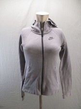 NIKE Size XS Women Cotton Blend Full Zip Stand Collar Pocket Athletic Jacket 460