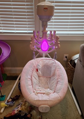 fisher price pearl chandelier cradle n swing